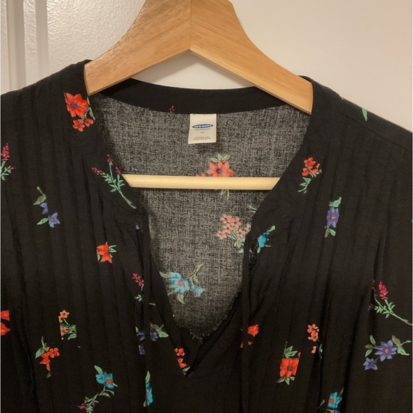 Black Floral Dress - Picture 2 of 2